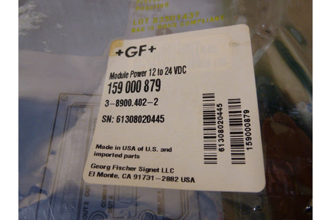 Georg Fischer Signet 159000879 , 3 - 8900.402 - 2 +GF+ 12 To 24 VDC Power Module - Royal Equipment Royal Equipment