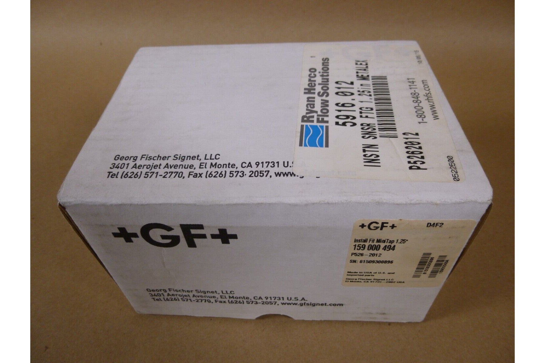 GF SIGNET P526-2012 METALEX MINI-TAP 1.25" SENSOR INSERTION FITTING 159000494 | Industrial MRO Replacement Parts, Manufacturing Machine Parts &amp; Components, Heavy Equipment Parts Supplier