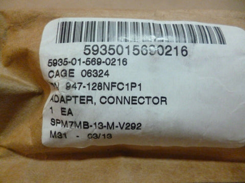 Glenair 947 - 128NFC1P1 Circular Mil - Spec Bulkhead Receptacle 5935 - 01 - 569 - 0216 - Royal Equipment GLENAIR