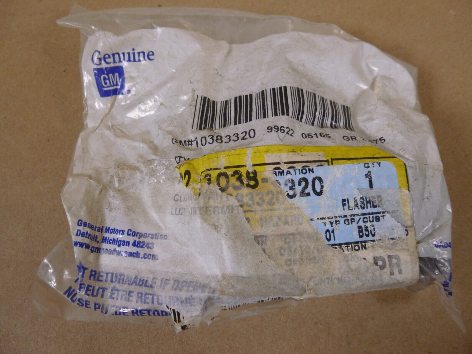 GM OEM 10383320 Genuine Hazard Warning Signal Flasher Silverado Tahoe 15764136 | Replacement Truck Parts, Trailer Accessories, Automobile Supplies, Car Parts &amp; Accessories