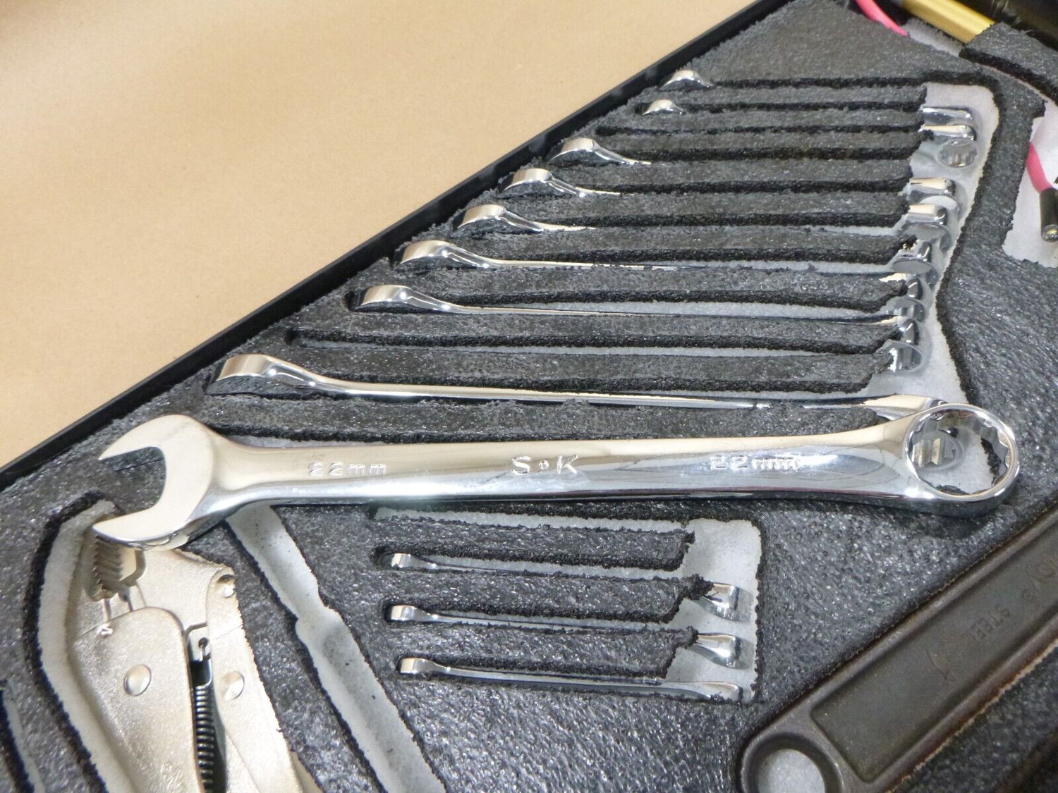 GMTK GENERAL MECHANICS TOOL KIT SK USA SAE METRIC WRENCHES SOCKETS W/ HARD CASE | Industrial MRO Tools and Replacement Industrial Equipment Components