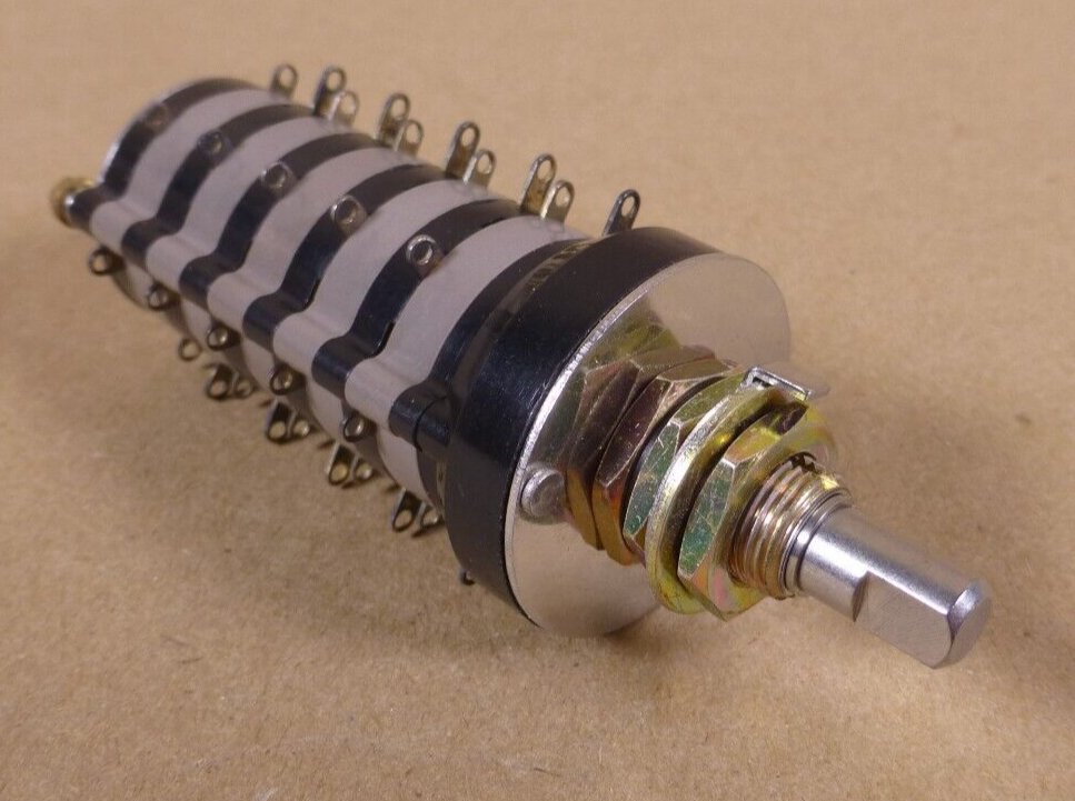 Grayhill 44MS45-05-1-08N Rotary Switch 28VDC 115VAC 5-Deck 8-Position | Electrical MRO Replacement Parts &amp; Components and Commercial Electrical Supplies Company