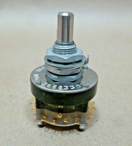 GRAYHILL ROTARY SWITCH M3786/36 - 0878, 57HS22 - 01 - 2 - 03N 2 - 01 - 1 - 16N - F - Royal Equipment GRAYHILL