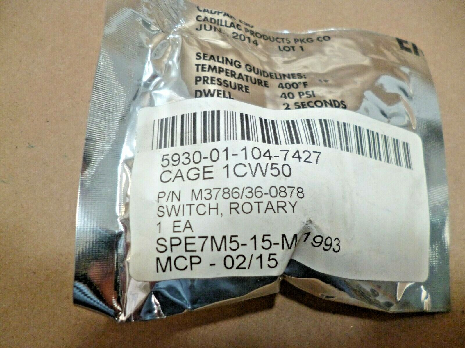 GRAYHILL ROTARY SWITCH M3786/36-0878, 57HS22-01-2-03N 2-01-1-16N-F | Electrical MRO Replacement Parts &amp; Components and Commercial Electrical Supplies Company