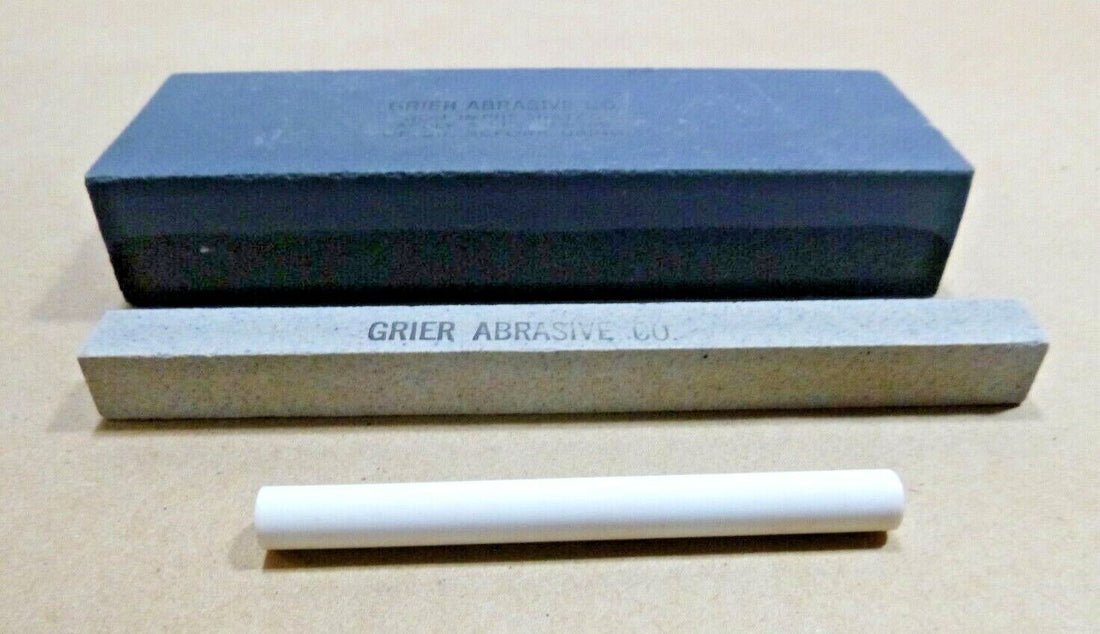 Grier Abrasive Co. Combination Bench Stone 1" x 2" x 6" Coarse/Fine Made in USA | Industrial MRO Tools and Replacement Industrial Equipment Components