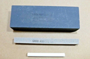 Grier Abrasive Co. Combination Bench Stone 1" x 2" x 6" Coarse/Fine Made in USA - Royal Equipment GRIER