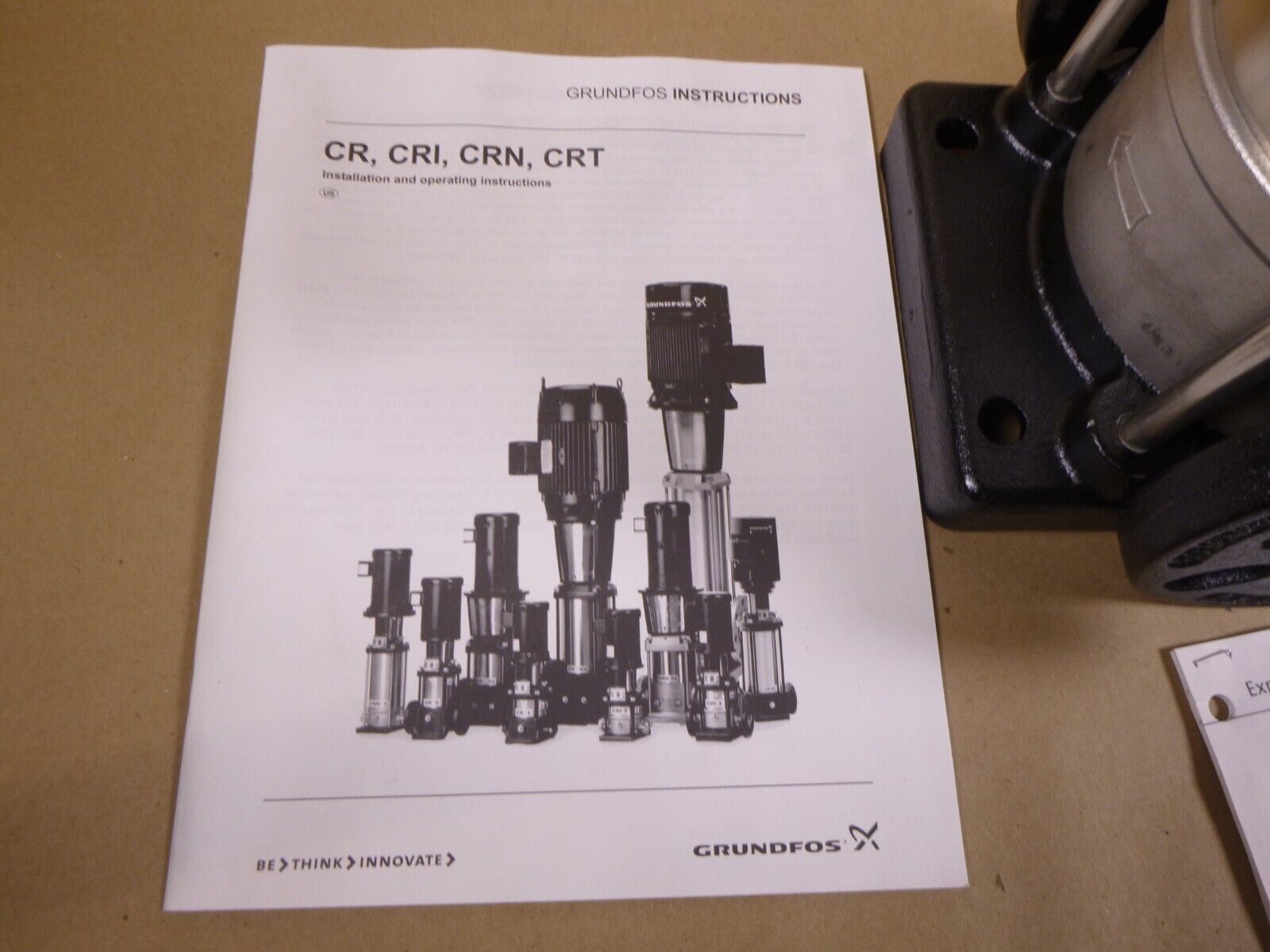 Grundfos Vertical Multistage Centrifugal Pump CRN1-5 A-FGJ-G-V-HQQV, 1/2 Hp 3 Ph | Industrial Electric Motors, Pumps &amp; Parts