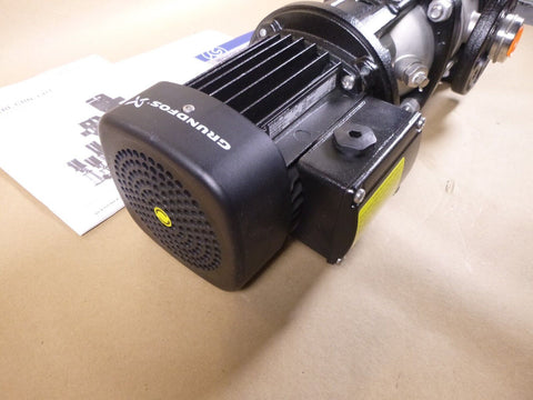 Grundfos Vertical Multistage Centrifugal Pump CRN1 - 5 A - FGJ - G - V - HQQV, 1/2 Hp 3 Ph - Royal Equipment GRUNDFOS