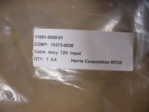 Harris DC Input power cable Kit For RF - 5061 11081 - 5009 - 01 AN/PRC - 150 - Royal Equipment Harris