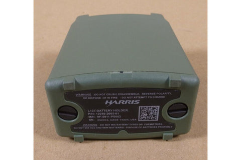 HARRIS MILITARY PRC - 152 RADIO L123 BATTERY HOLDER RF - 5911 - PS002 12050 - 2005 - 01 - Royal Equipment HarrisRadios