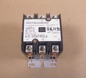 Hartland Controls Definite Purpose Contactor, 40FLA, 50AMP, 208/240VAC, 50/60HZ - Royal Equipment Hartland