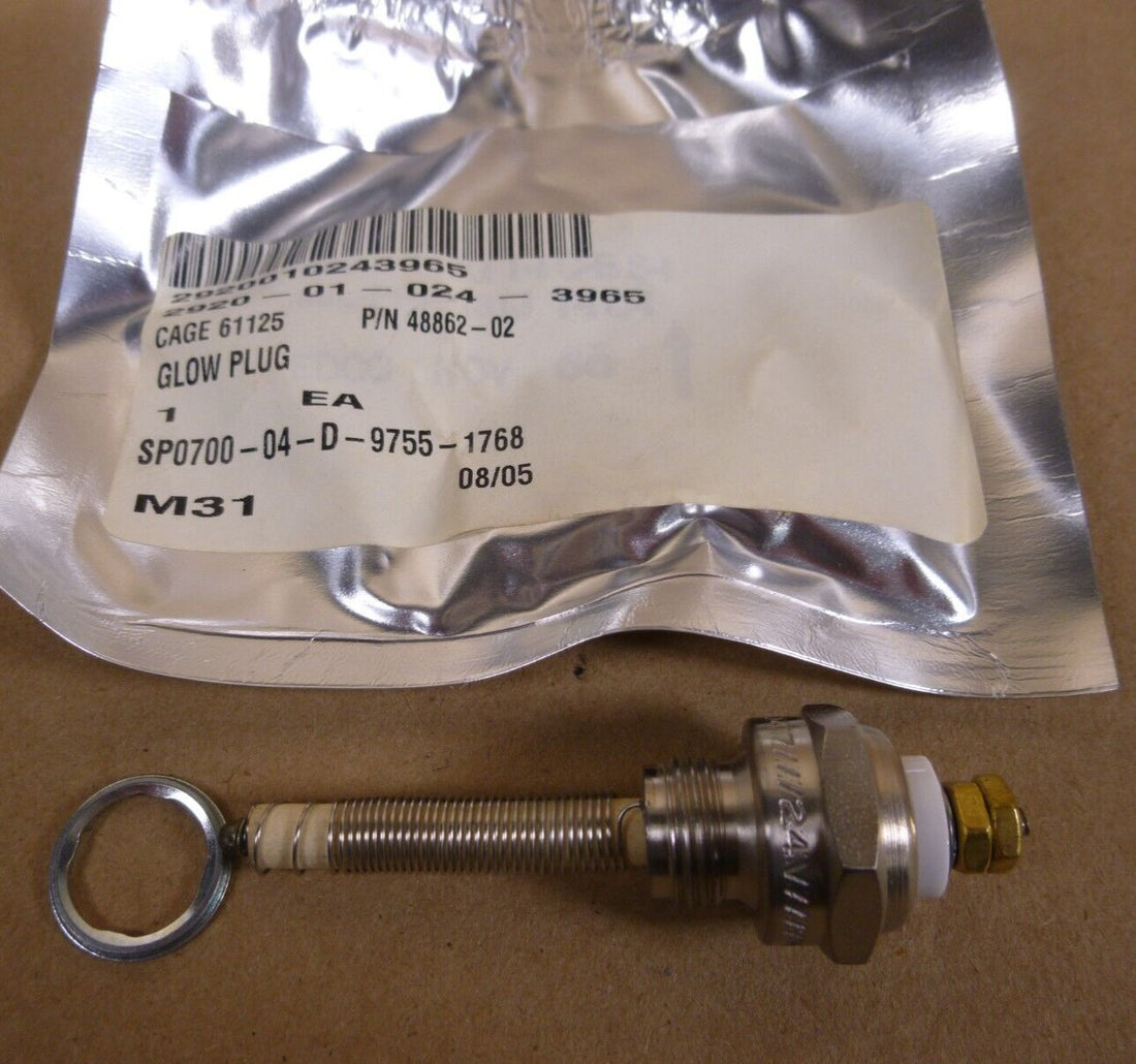 HDT 48862-02 Glow Plug CH47 For UH48-E Heater Burner , 2920-01-024-3965 | Industrial MRO Replacement Parts, Manufacturing Machine Parts &amp; Components, Heavy Equipment Parts Supplier