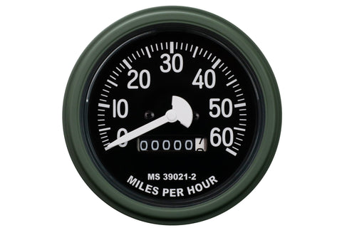 HMMWV M939 M35 M151 5 GAUGE KIT TEMPERATURE VOLTMETER FUEL LEVEL OIL SPEEDOMETER - Royal Equipment AftermarketGauge Set