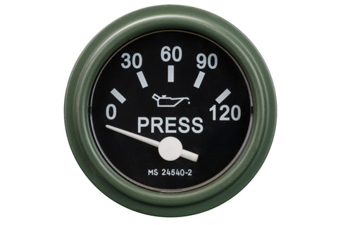 HMMWV M939 M35 M151 5 GAUGE KIT TEMPERATURE VOLTMETER FUEL LEVEL OIL SPEEDOMETER - Royal Equipment AftermarketGauge Set