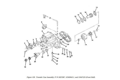 HMMWV M998 Humvee Transfer Case Sector Shaft 19099 5743744 , 2520-01-413-1900 | Genuine HMMWV Replacement Parts and Military Surplus Humvee Parts &amp; Accessories