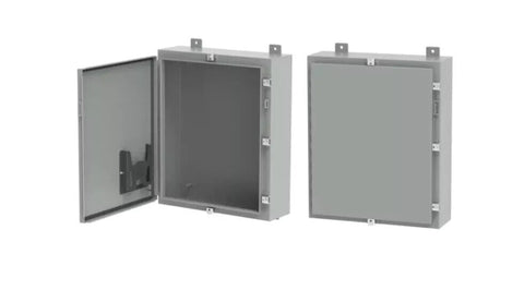 Hoffman A36H30CLP Enclosure Hinged Clamps Steel 36x30x10 Nema 4 Junction Box - Royal Equipment HOFFMAN