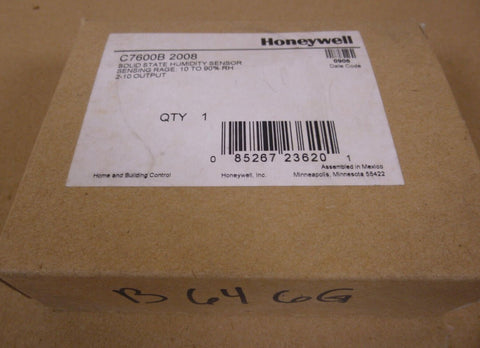 Honeywell C7600B2008 - Solid State Humidity Sensor , 10 to 90% RH , 2 - 10 Output - Royal Equipment HONEYWELL