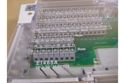 HP E1465A 16x16 Relay Matrix Switch USA , E1465 - 80010 - Royal Equipment HPGeneral Purpose Relays