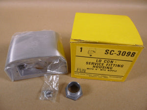 Hubbell SC3098 Lo - Con Service Fitting Aluminum Housing 3/4 inch Nipple Included - Royal Equipment HUBBELL