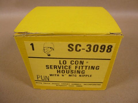 Hubbell SC3098 Lo - Con Service Fitting Aluminum Housing 3/4 inch Nipple Included - Royal Equipment HUBBELL