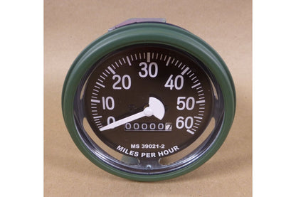 HUMVEE HMMWV M998 M35 M939 SPEEDOMETER 0-60MPH MS39021-2 , 6680-00-933-3599 | Genuine M35 Military Truck Parts and M939 Cargo Truck Surplus Parts