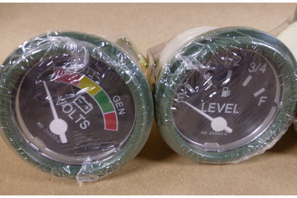 HUMVEE HMMWV M998 M939 M35 4 GAUGE KIT TEMPERATURE VOLTMETER FUEL LEVEL OIL | Genuine M35 Military Truck Parts and M939 Cargo Truck Surplus Parts