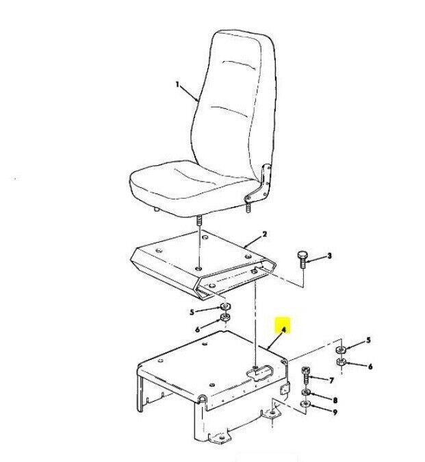 Humvee M1113 M1114 ECV Rear Seat Support Base 12469209 , 2540-01-436-8436 | Genuine HMMWV Replacement Parts and Military Surplus Humvee Parts &amp; Accessories