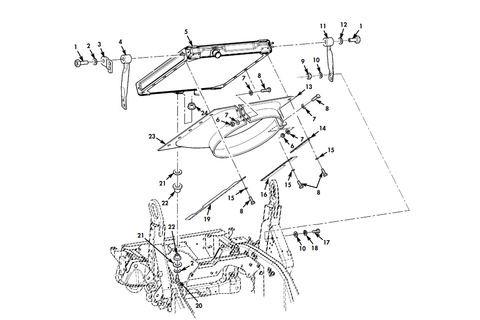 Humvee M1113 M1114 Radiator Retainer Bracket AM General 6038874 2590 - 01 - 565 - 7328 - Royal Equipment AM General