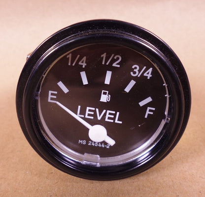 HUMVEE M998 M35 M939 FUEL LEVEL GAUGE MS24544-2 Black , 6680-00-933-3600 | Genuine M35 Military Truck Parts and M939 Cargo Truck Surplus Parts