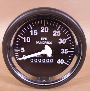 Humvee M998 M939 M35 Tachometer RPM Gauge MS35916 - 2 Black , 6680 - 00 - 825 - 2076 - Royal Equipment Unbranded