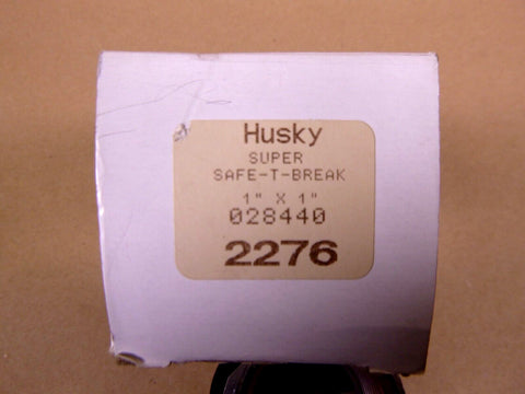 Husky 2276, 1" x 1" Safe - T - Break High Volume Reconnectable Breakaway Valve - Royal Equipment HUSKY