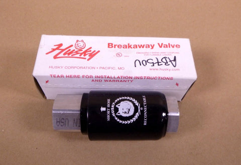 Husky 2276, 1" x 1" Safe - T - Break High Volume Reconnectable Breakaway Valve - Royal Equipment HUSKY