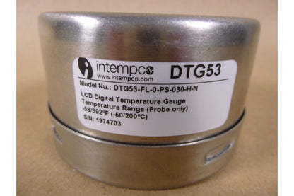 Intempco DTG DTG53 Digital Temperature Gauge LCD -58/392F (-50/200C) | Electrical MRO Replacement Parts &amp; Components and Commercial Electrical Supplies Company