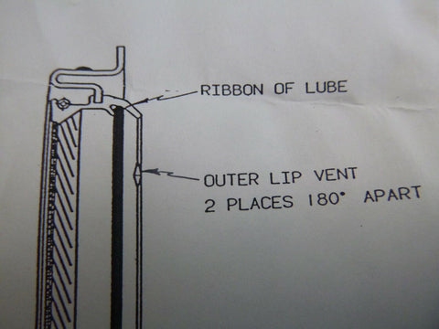 International Truck Axle Pinoin Oil Seal 1651280C91 Navistar 967228R91 Spicer - Royal Equipment INTERNATIONAL