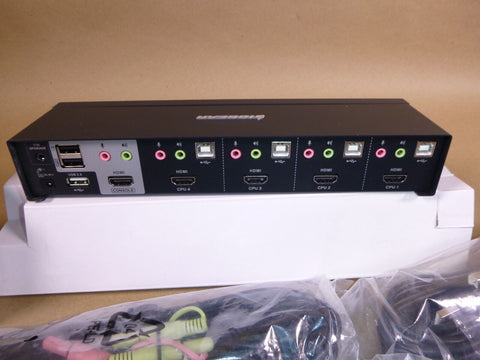 IOGEAR 4 - Port HDMI Multimedia KVMP Switch with Audio GCS1794 (Missing 1 Harness) - Royal Equipment IOGEAR