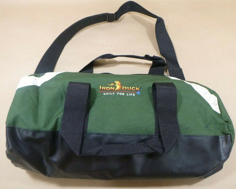 IRON DUCK 36002 - D - GN OXYGEN BAG GREEN CLAMSHELL DUFFLE ZIPPER , 21" L x 8 - 1/2" W - Royal Equipment IRON DUCK