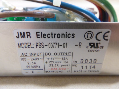 JMR ELECTRONICS PSS-00771-01 POWER SUPPLY 100-240VAC 2.6A 170W HS 1U OPEN FRAME | Electrical MRO Replacement Parts &amp; Components and Commercial Electrical Supplies Company