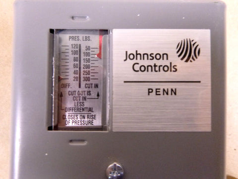 Johnson Controls P70AA - 162 High Pressure Control 20 Psi to 120 Psi Differential - Royal Equipment JOHNSON CONTROLS