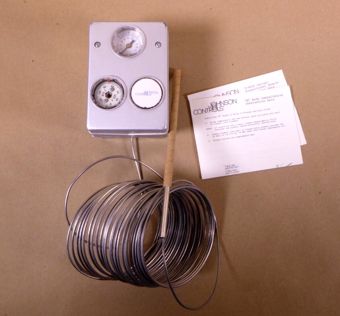 Johnson Controls T-8000 Proportional Remote Element Controller 35 Ft. Cap / Bulb , T-8000-98 | Industrial MRO Replacement Parts, Manufacturing Machine Parts &amp; Components, Heavy Equipment Parts Supplier