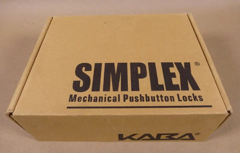 Kaba Simplex LD450 Light Duty Mechanical Button Knob Lock 2 - 3/4 LD452 - 35 - 32D - 41 - Royal Equipment KABA