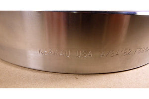 KERKAU USA 3" ASME B16.5 CLASS 1500 BLIND FLANGE 8 - BOLT, F304/304L STAINLESS - Royal Equipment KERKAUOther Fittings & Adapters