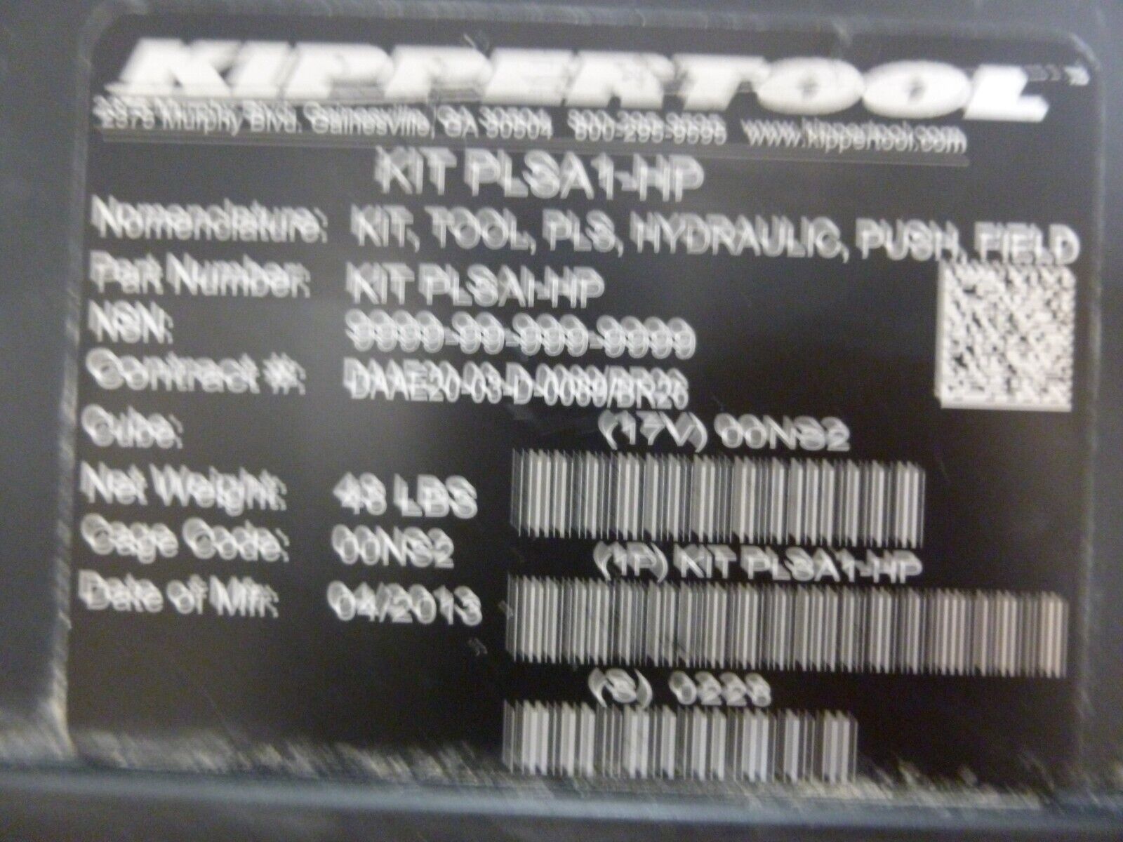 Kipper Tool Kit PLSA1-HP Palletized Load System PLS Hydraulic Field Level Kit | Industrial MRO Tools and Replacement Industrial Equipment Components