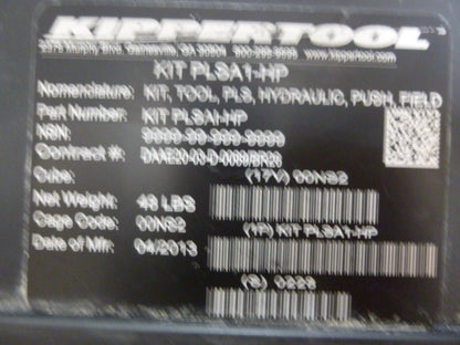 Kipper Tool Kit PLSA1-HP Palletized Load System PLS Hydraulic Field Level Kit | Industrial MRO Tools and Replacement Industrial Equipment Components