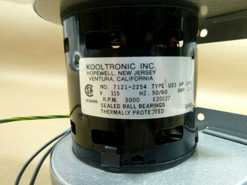 Kooltronic KBB25 - 25 Double Centrifugal Blower 115 Volt 50/60 Hz. 155 CFM, 1 Amp - Royal Equipment KOOLTRONIC