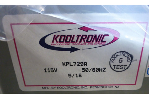 KOOLTRONIC KPL729A RECESSED TWIN PACKAGED BLOWER 470CFM 115V 60HZ , 19" SS GRILL - Royal Equipment KOOLTRONICFans & Blowers