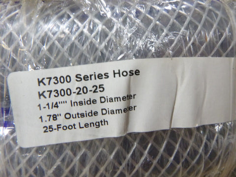 KURI TEC K7300 - 20X25 K7300 SERIES POLYWIRE PLUS VACUUM PRESSURE HOSE 1 - 1/4 X 25' - Royal Equipment KURI TEC