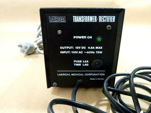 LAERDAL 791700 CONTROL TRANSFORMER/RECTIFIER 110VAC IN 12VDC OUT - Royal Equipment LAERDAL