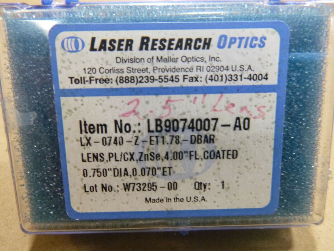 LASER RESEARCH ENGRAVER OPTICS LENS LX-0740-Z-ET1.78 Fits Jamieson MT-530 (2Pcs) | Industrial MRO Replacement Parts, Manufacturing Machine Parts &amp; Components, Heavy Equipment Parts Supplier
