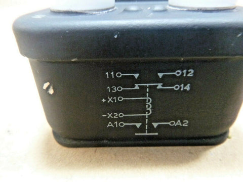 Leach A - A4A - 10254 , 406 - 075 - 846 - 101 Electromagnetic Relay 5945 - 01 - 186 - 3136 - Royal Equipment Leach