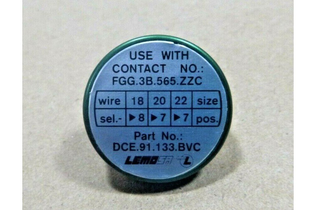 LEMO DCE.91.133.BVC MANUAL/PNEUMATIC CRIMP TOOL POSITIONER 1.3mm Male Contacts | Industrial MRO Tools and Replacement Industrial Equipment Components